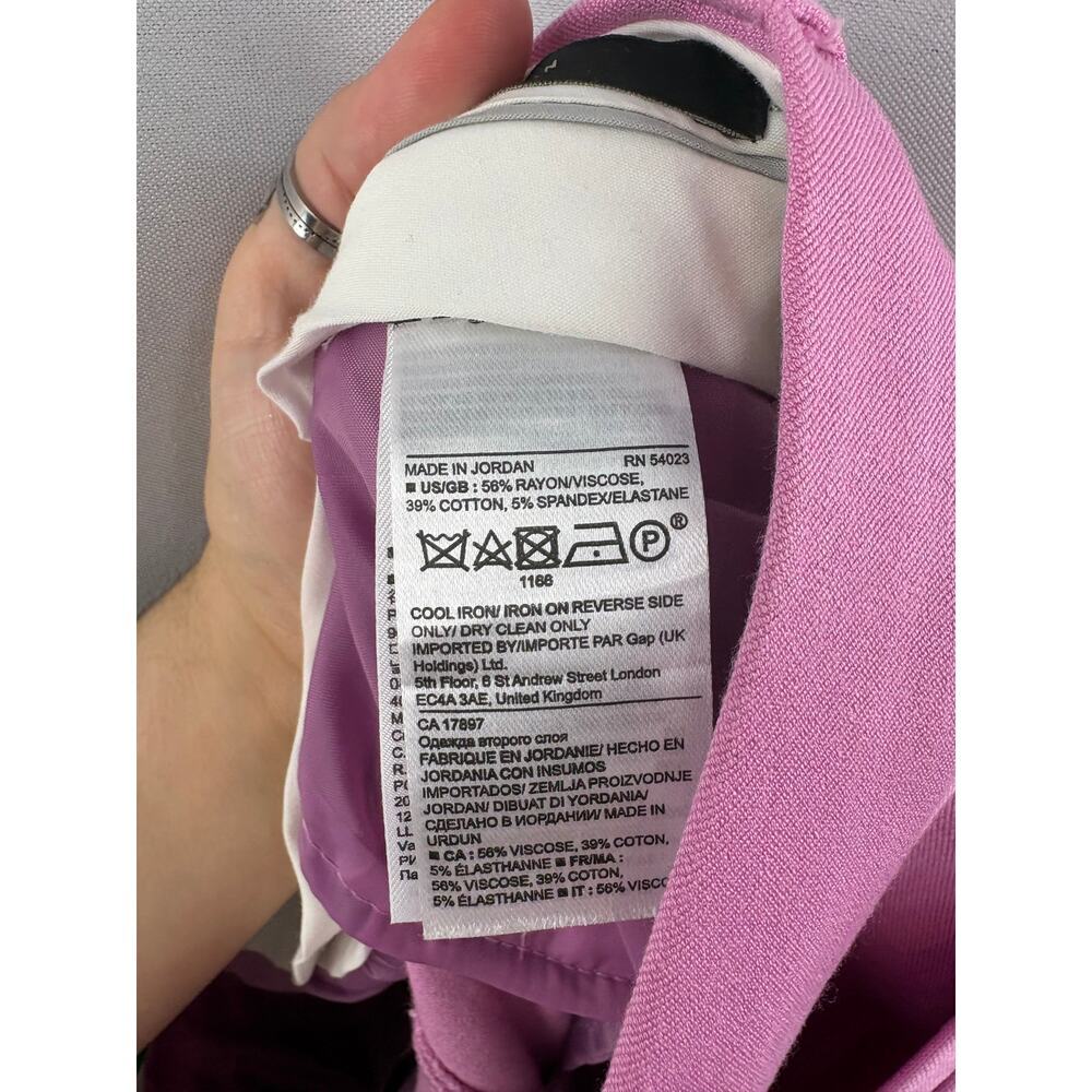 Women’s Banana Republic Size 4 Bubblegum Pink Slacks - Picture 6 of 6